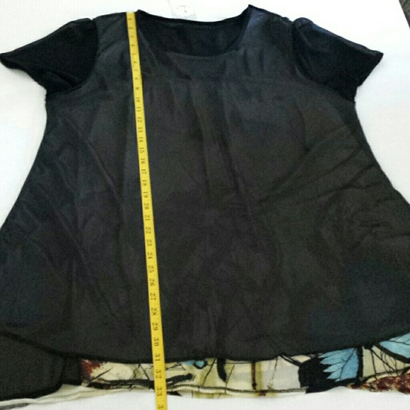 NWT Rongxuan Black Blouse / Tunic /Short Dress 4XL - Picture 6 of 8